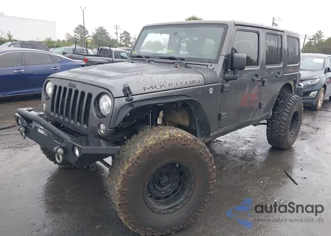 2017 Jeep Wrangler Unlimited Smoky Mountain 4X4 из США, поврежденный, VIN 1C4BJWEG6HL685937
